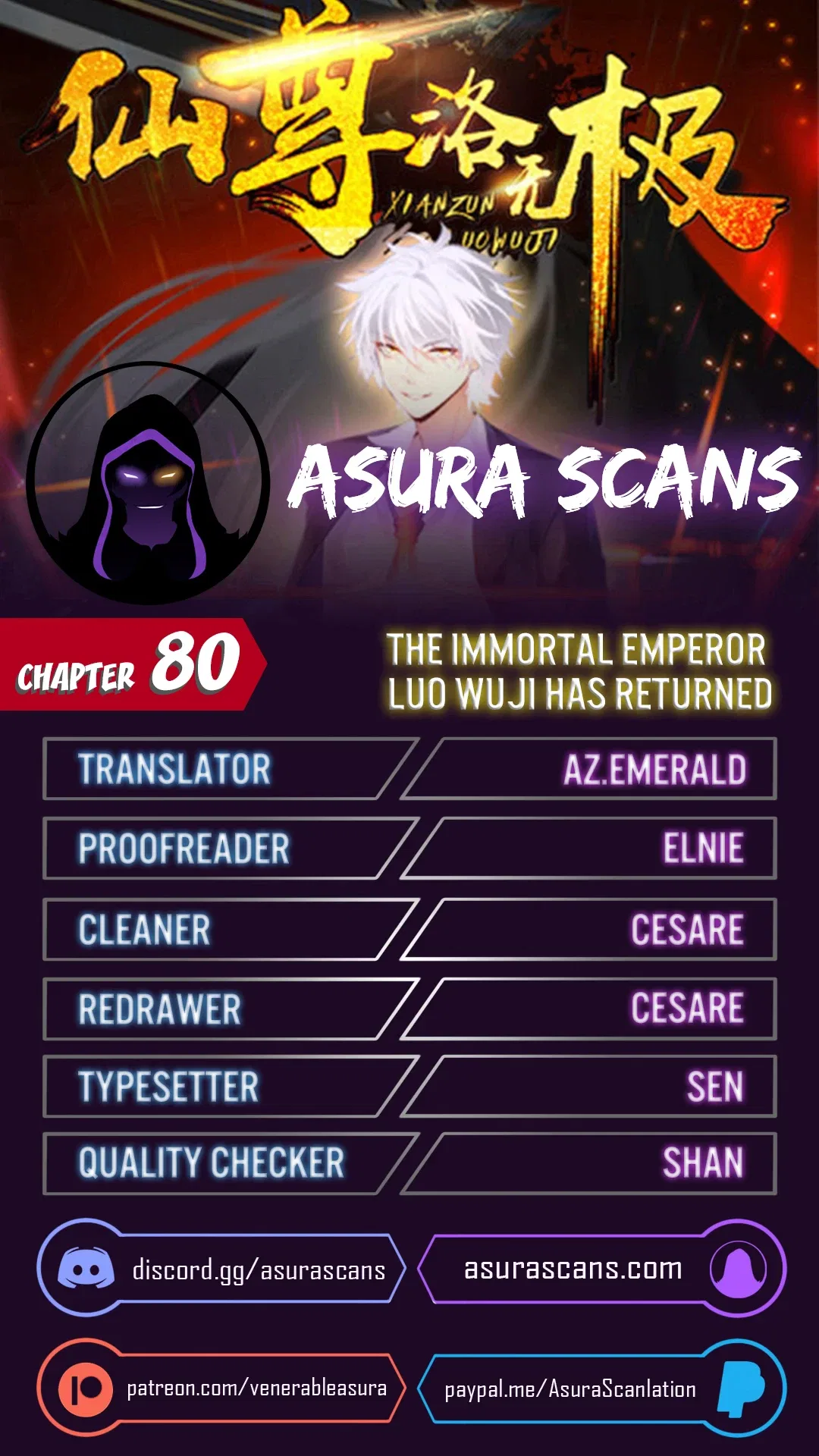 The Immortal Emperor Luo Wuji Has Returned Chapter 80 – Page 1
