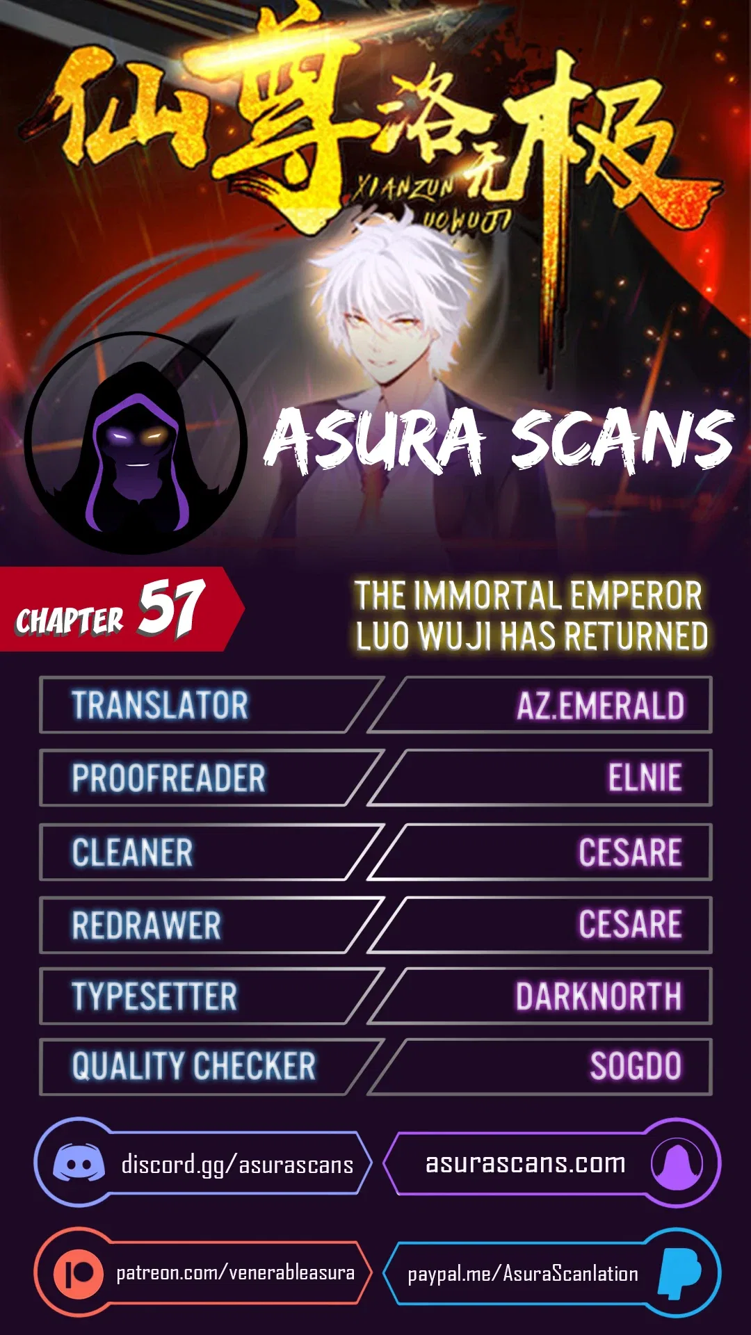 The Immortal Emperor Luo Wuji Has Returned Chapter 57 – Page 1