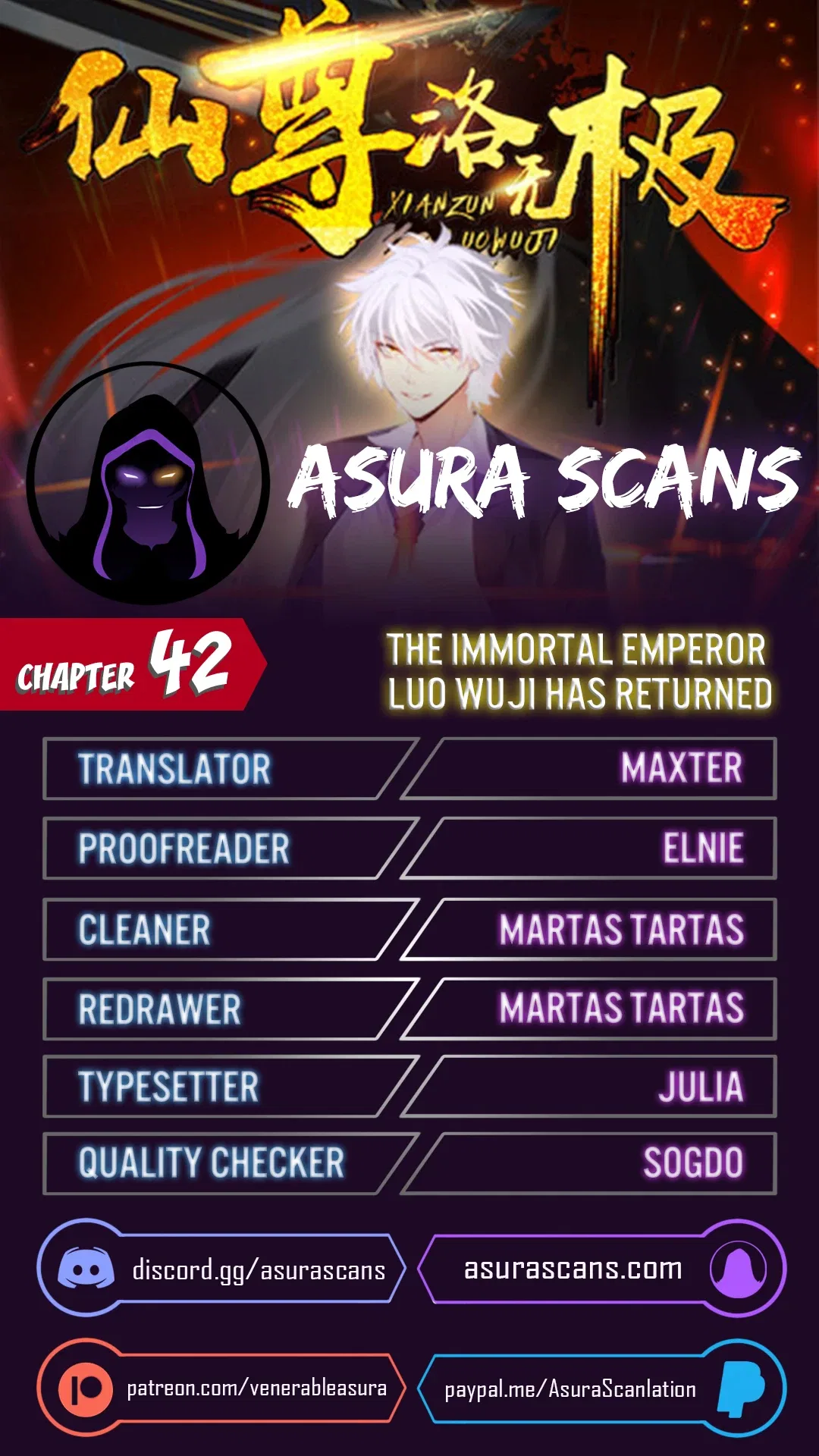 The Immortal Emperor Luo Wuji Has Returned Chapter 42 – Page 1