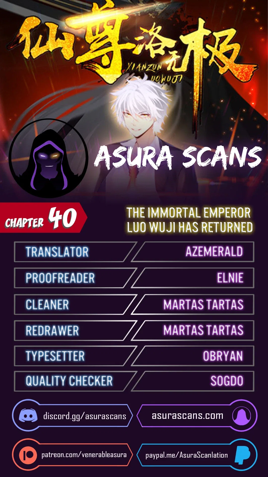 The Immortal Emperor Luo Wuji Has Returned Chapter 40 – Page 1
