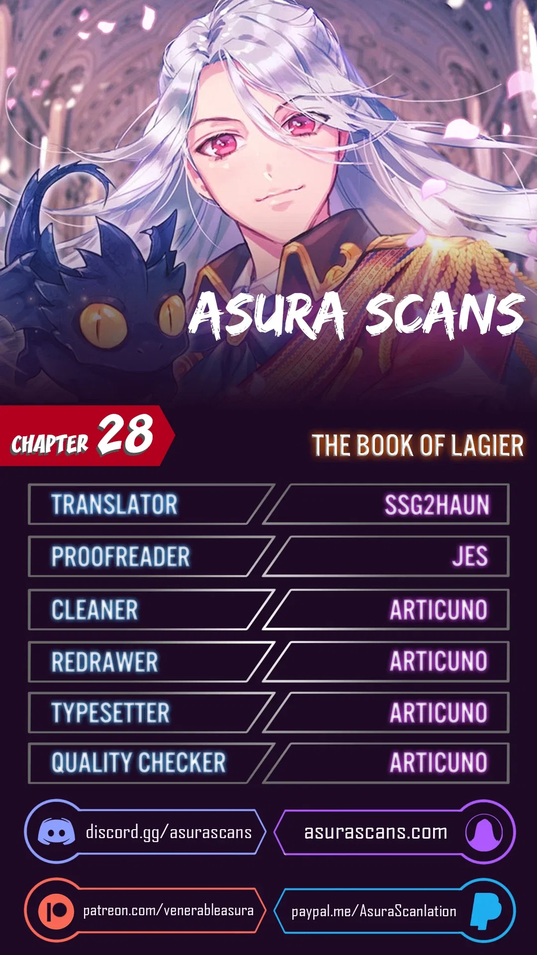 The Book of Lagier Chapter 28 – Page 1