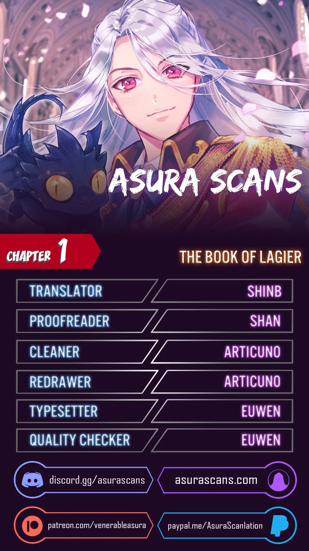 The Book of Lagier Chapter 1 – Page 1