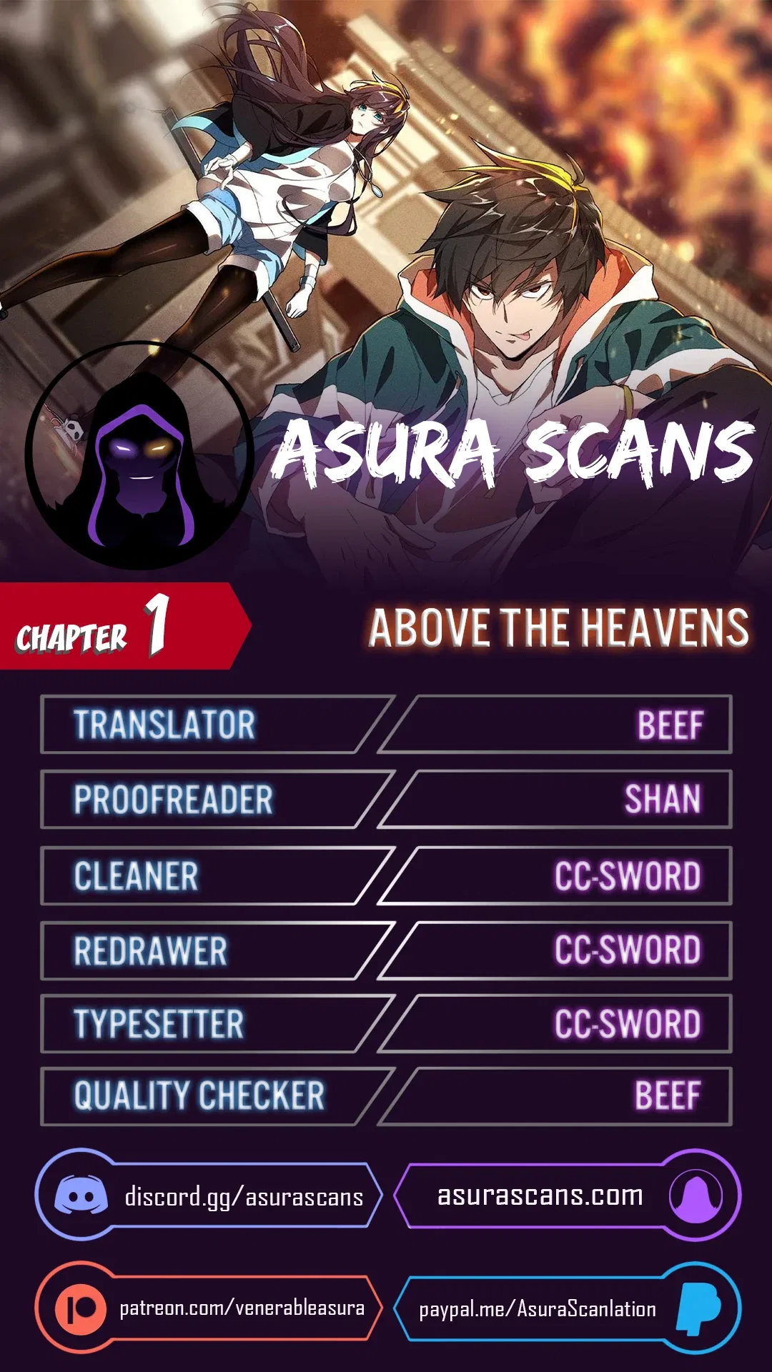 Above the Heavens Chapter 1 – Page 1