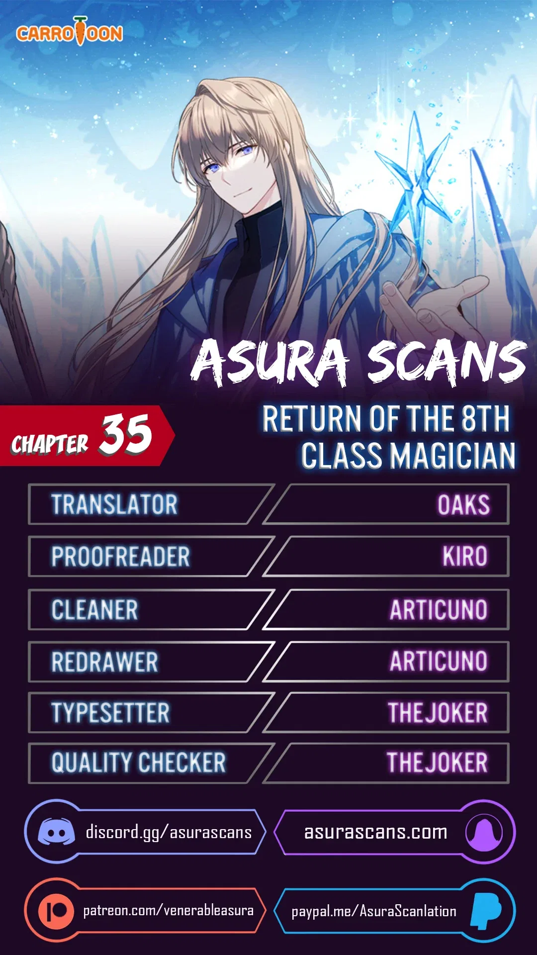 Return of the 8th Class Magician Chapter 35 – Page 1