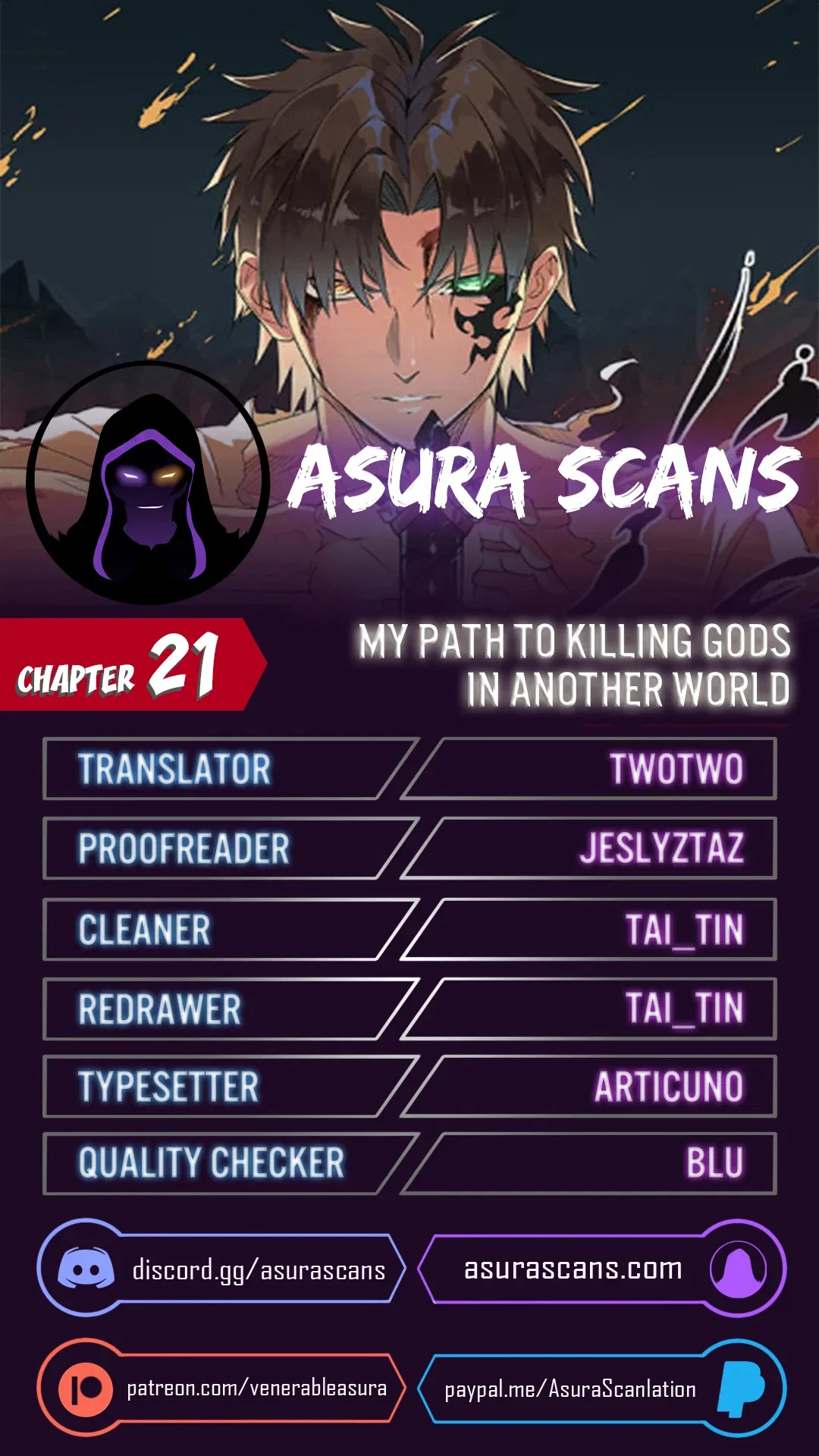 My Path to Killing Gods in Another World Chapter 21 – Page 1