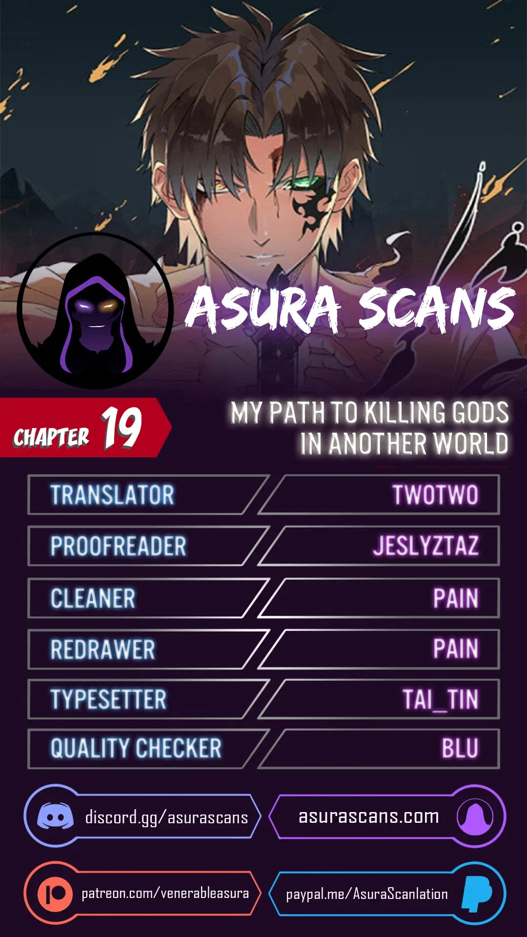 My Path to Killing Gods in Another World Chapter 19 – Page 1