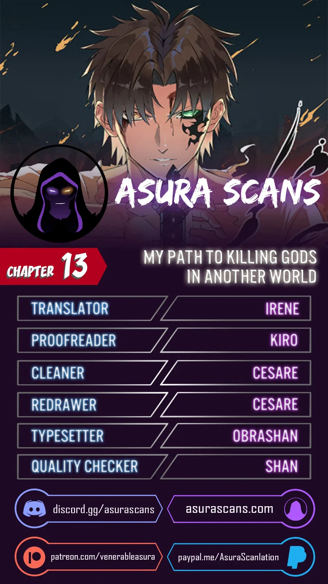 My Path to Killing Gods in Another World Chapter 13 – Page 1