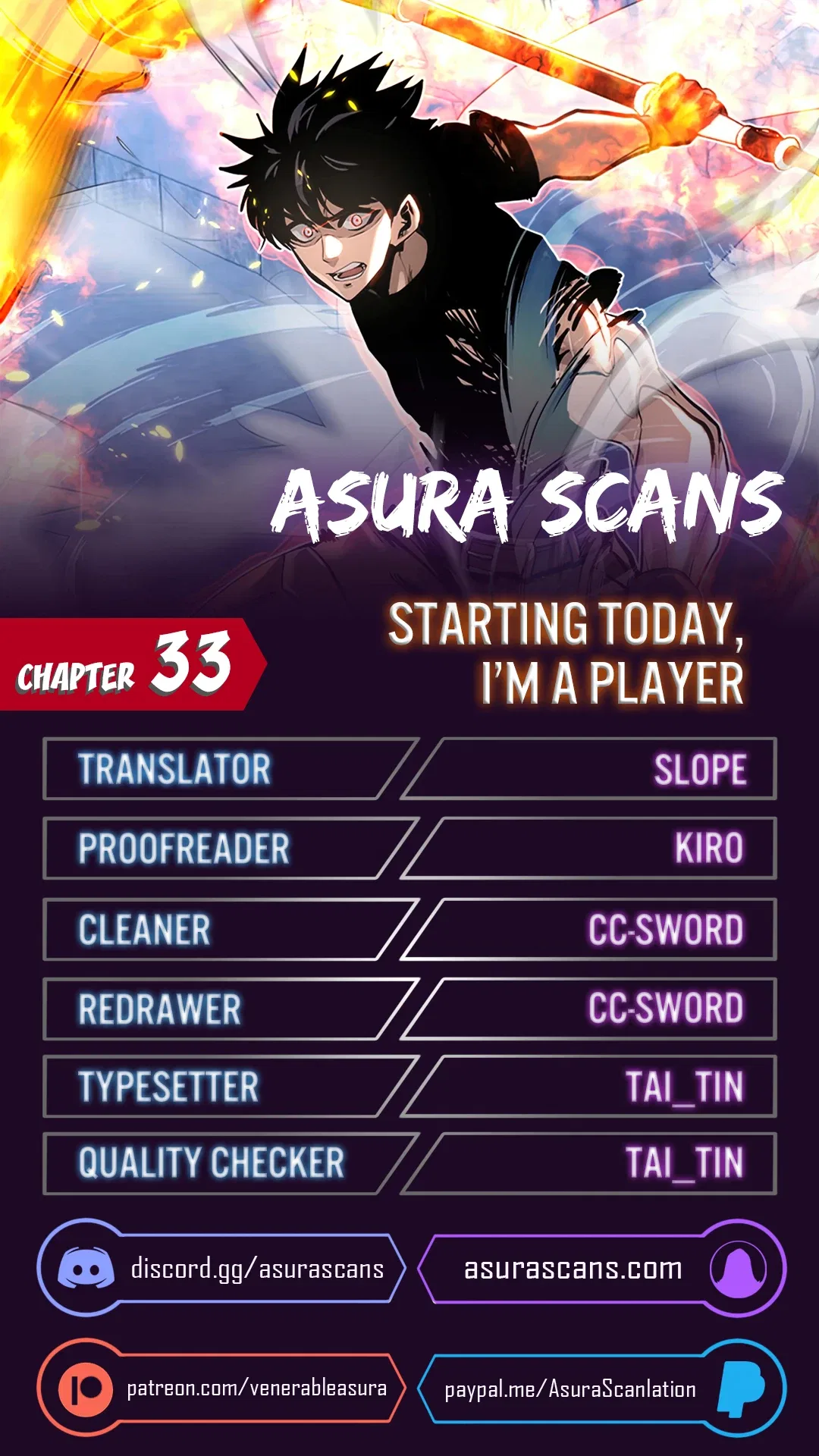 Starting Today, I’m a Player Chapter 33 – Page 1