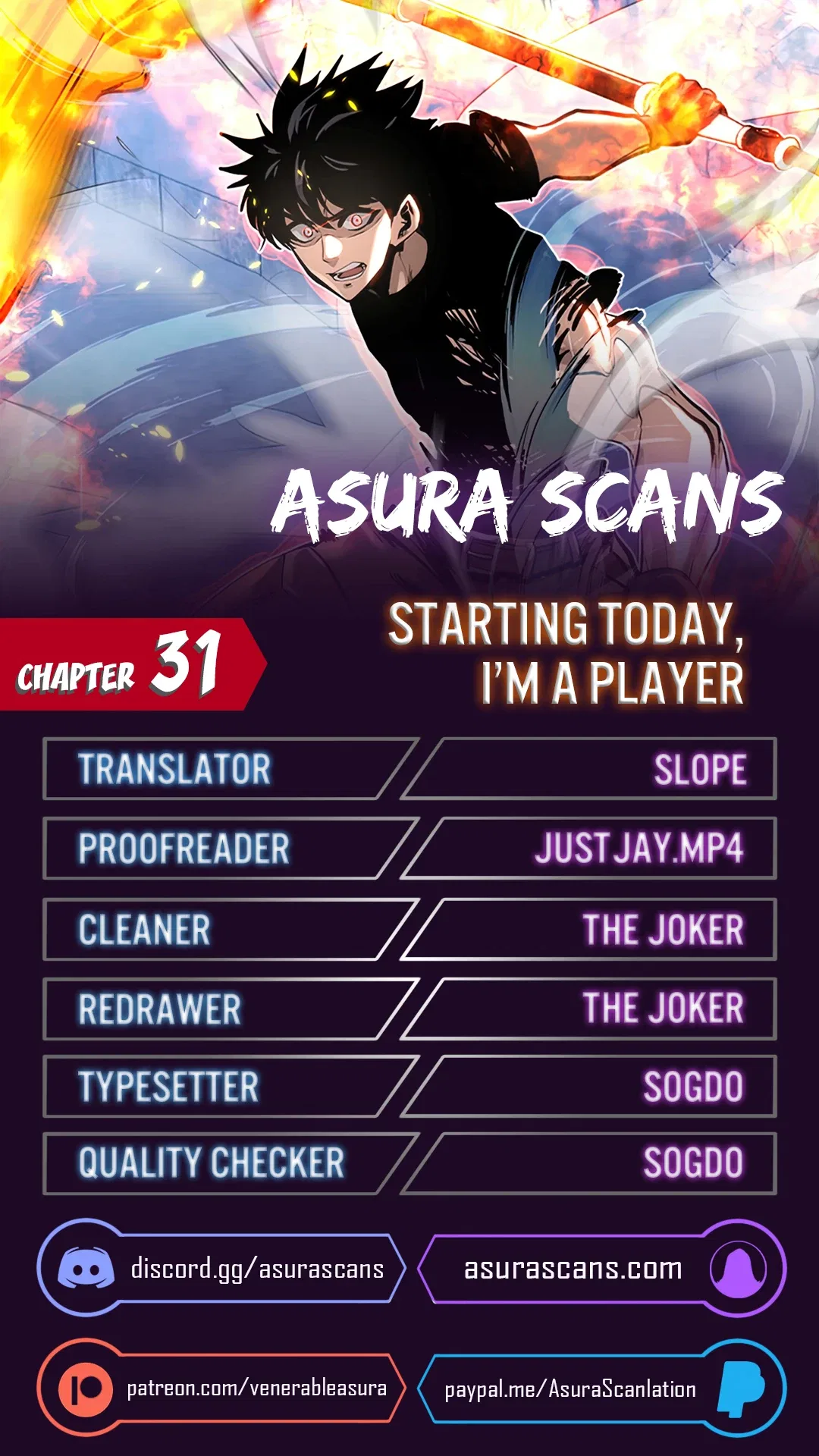Starting Today, I’m a Player Chapter 31 – Page 1