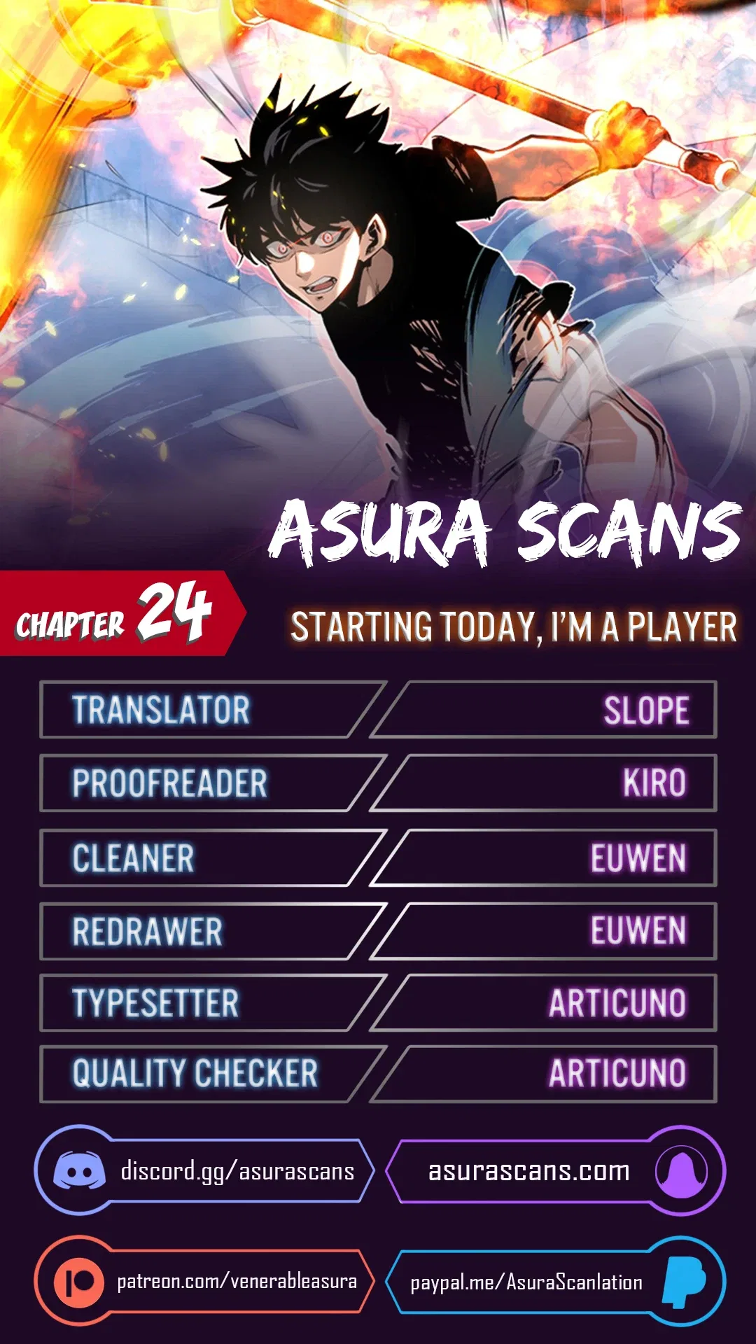 Starting Today, I’m a Player Chapter 24 – Page 1