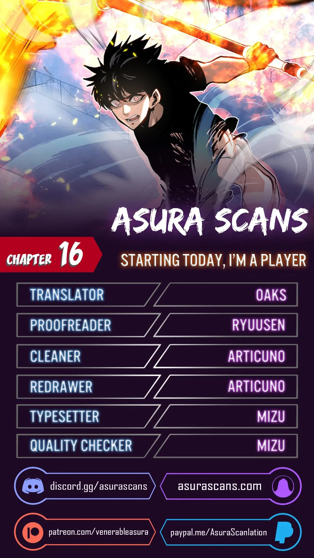 Starting Today, I’m a Player Chapter 16 – Page 1