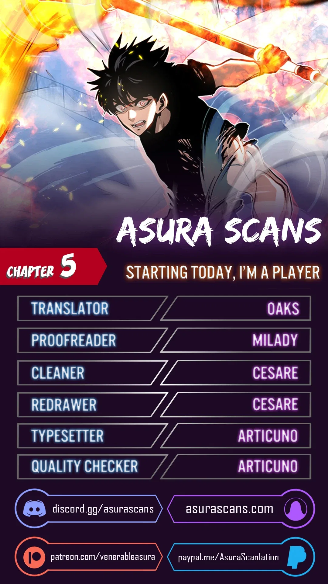 Starting Today, I’m a Player Chapter 5 – Page 1