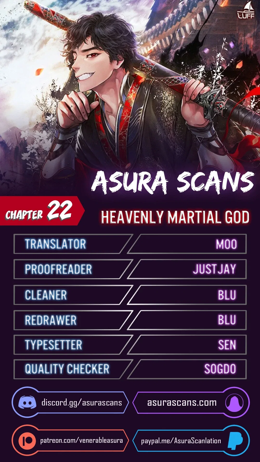 Heavenly Martial God Chapter 22 – Page 1