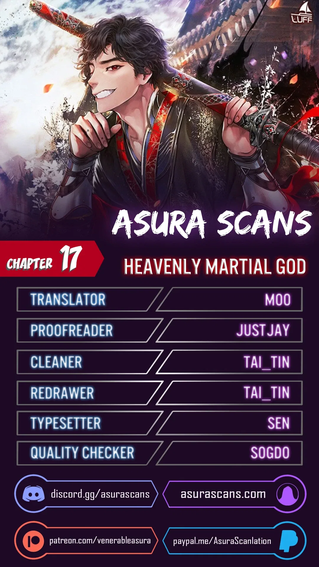 Heavenly Martial God Chapter 17 – Page 1