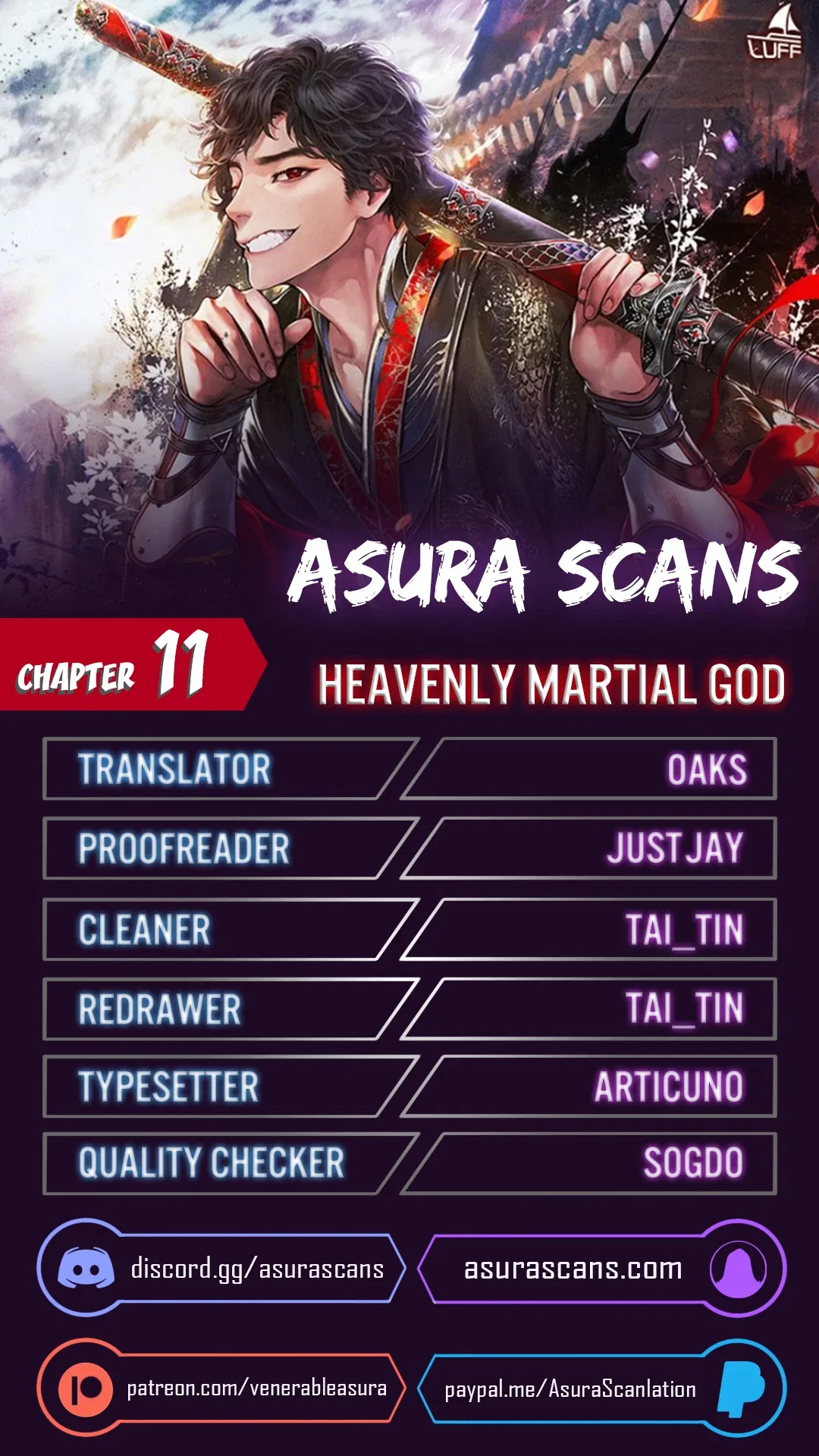 Heavenly Martial God Chapter 11 – Page 1