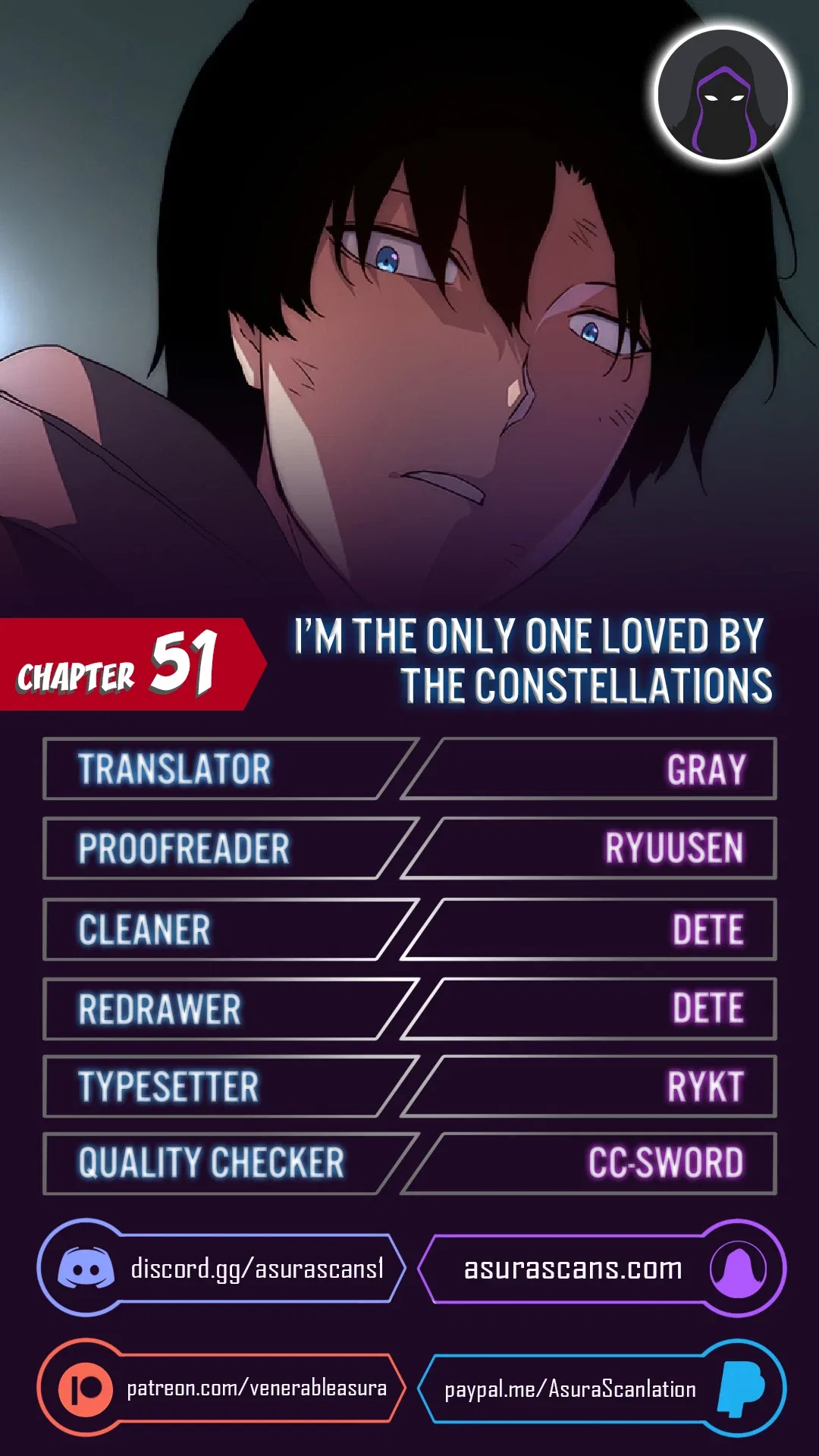 I'm the Only One Loved by the Constellations! Chapter 51 – Page 1