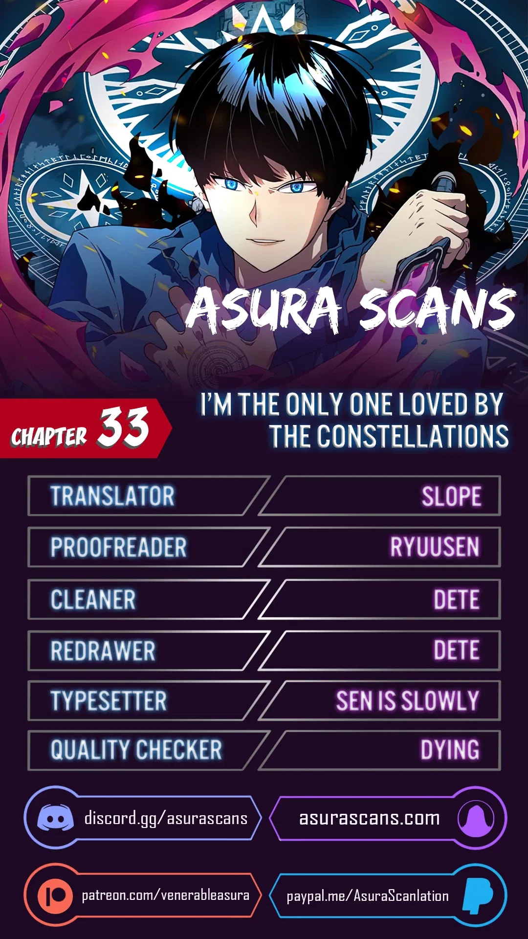I'm the Only One Loved by the Constellations! Chapter 33 – Page 1