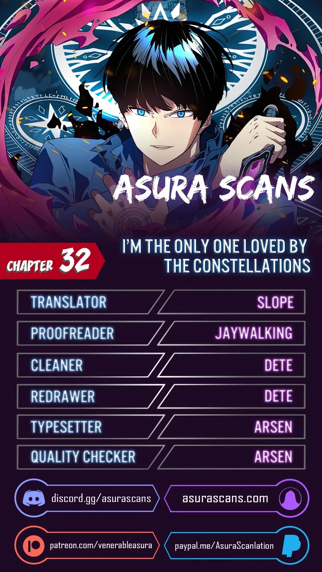 I'm the Only One Loved by the Constellations! Chapter 32 – Page 1