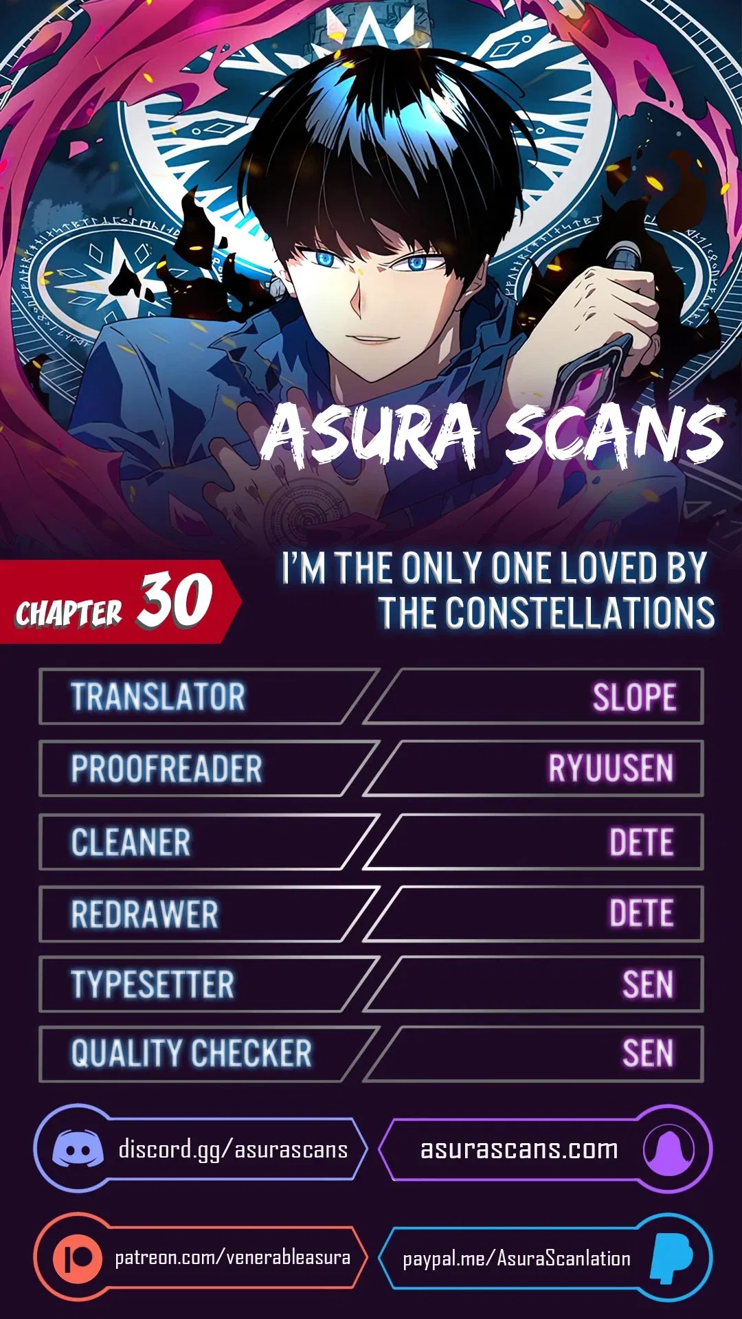 I'm the Only One Loved by the Constellations! Chapter 30 – Page 1