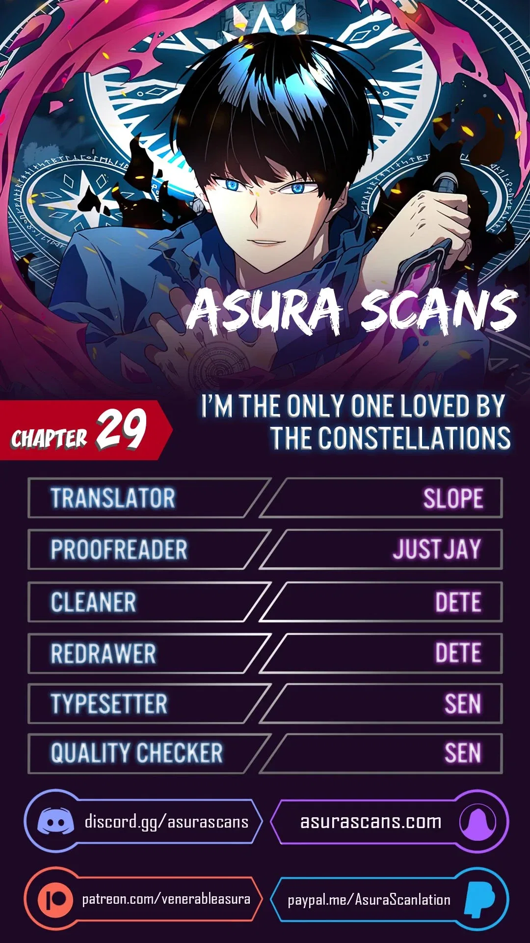I'm the Only One Loved by the Constellations! Chapter 29 – Page 1