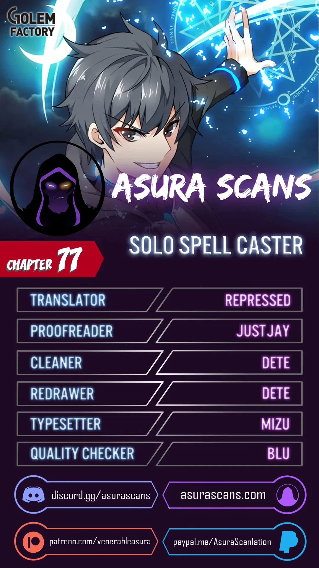 Solo Spell Caster Chapter 77 – Page 1