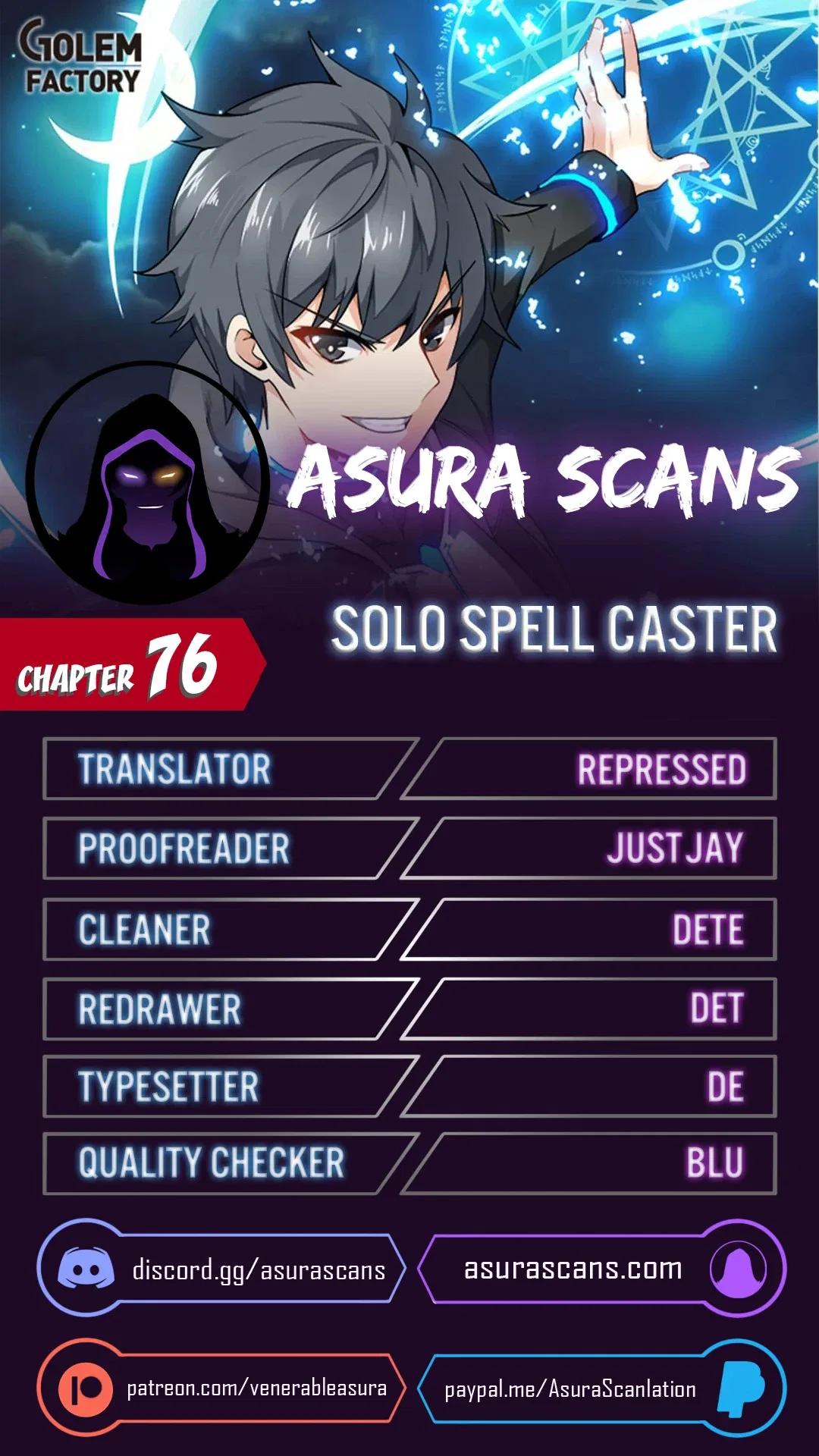 Solo Spell Caster Chapter 76 – Page 1