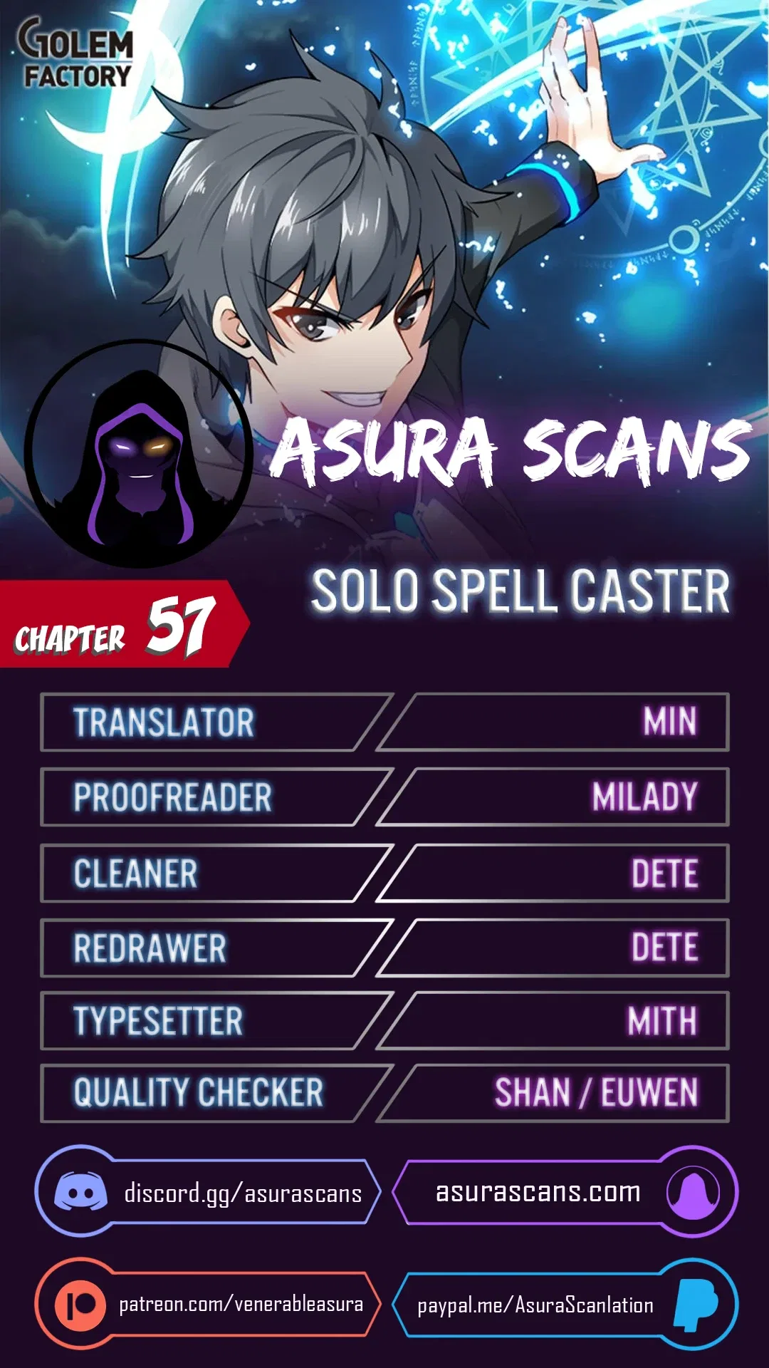 Solo Spell Caster Chapter 57 – Page 1