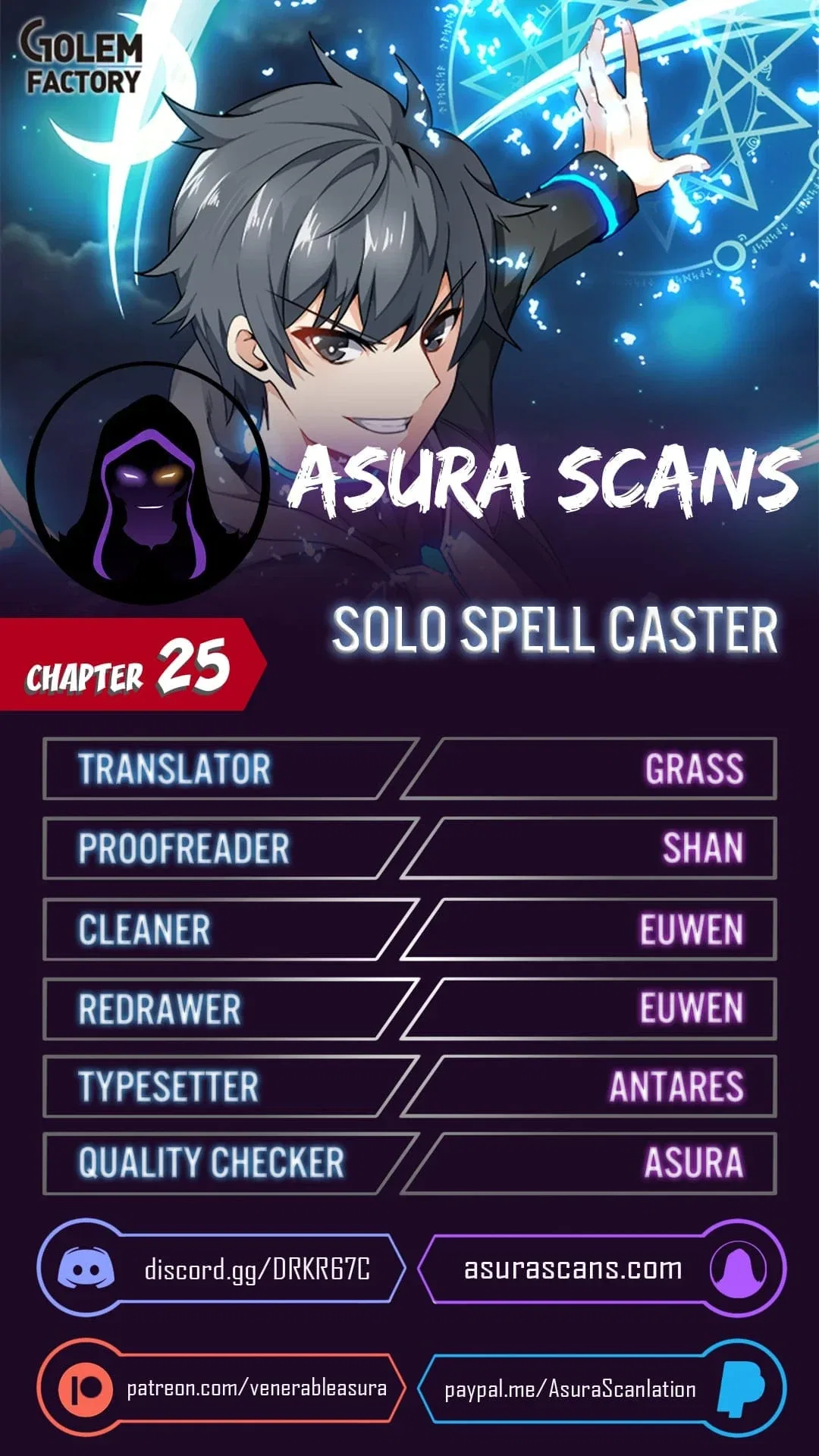 Solo Spell Caster Chapter 25 – Page 1