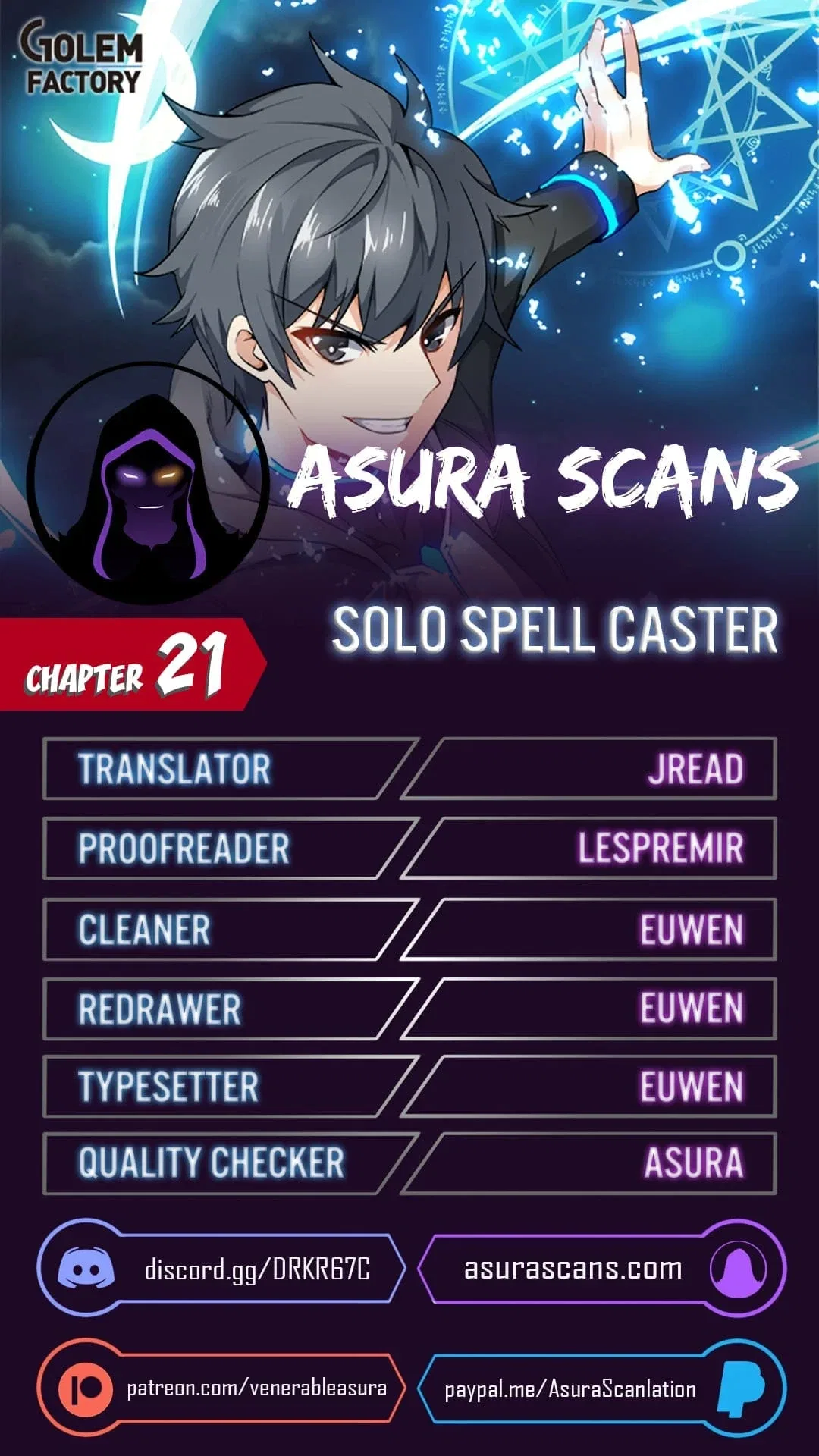 Solo Spell Caster Chapter 21 – Page 1