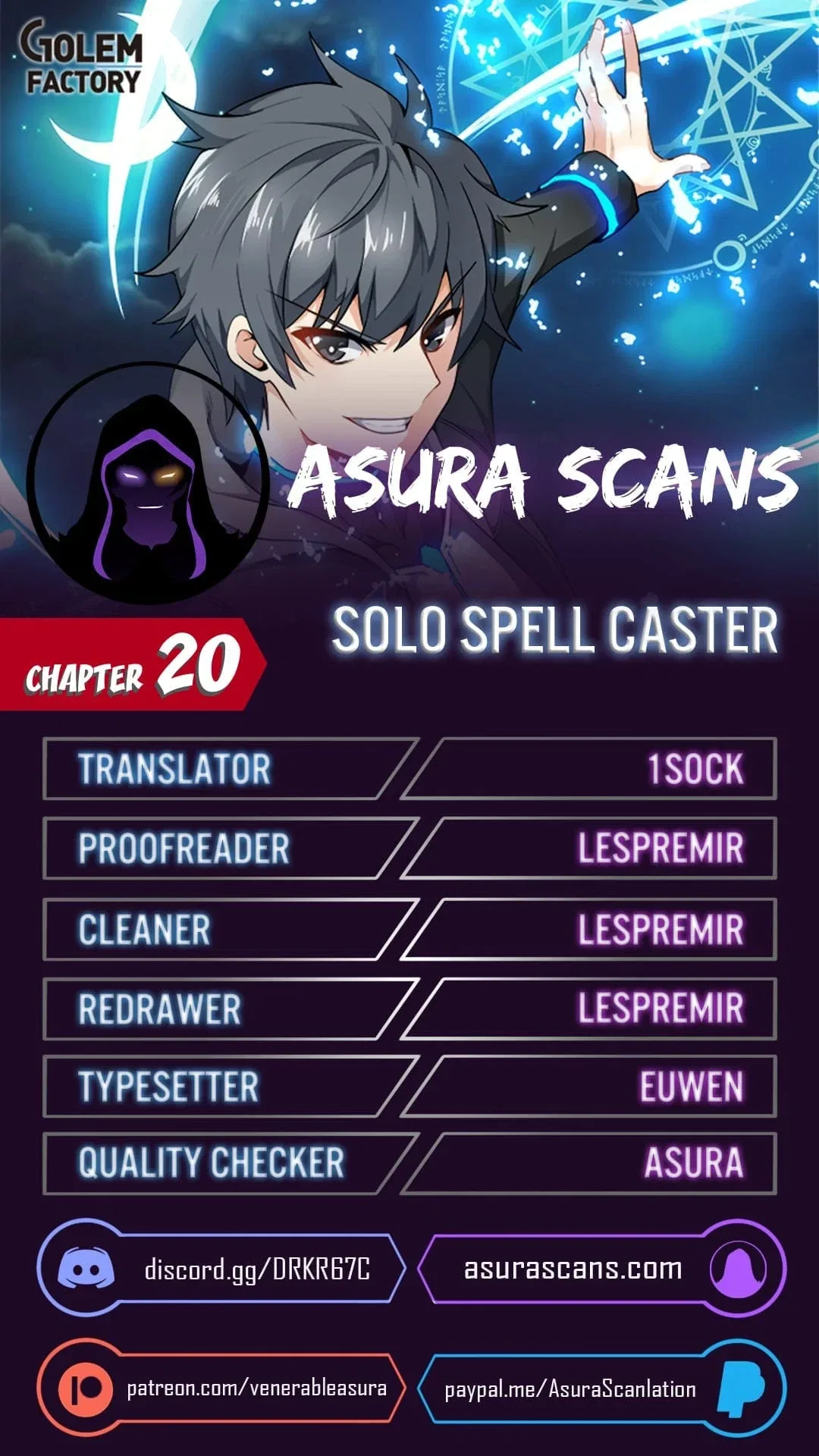 Solo Spell Caster Chapter 20 – Page 1