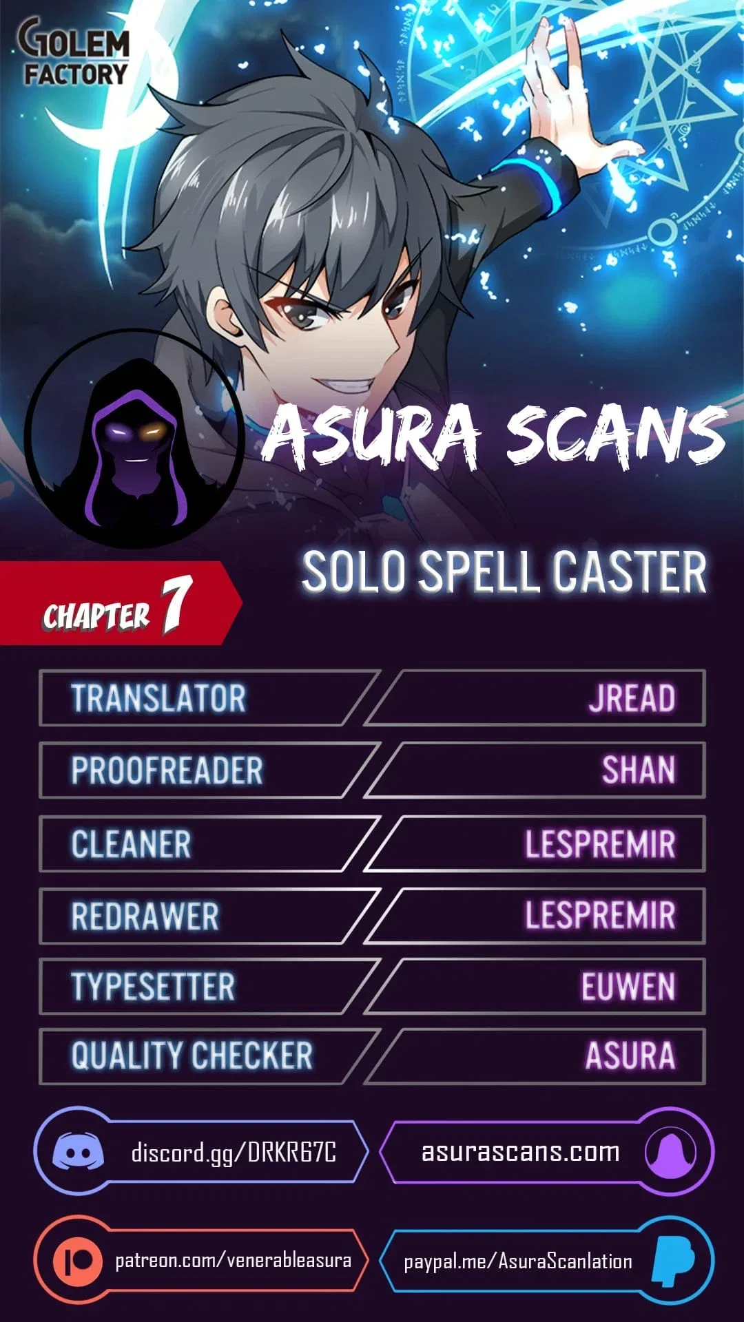 Solo Spell Caster Chapter 7 – Page 1