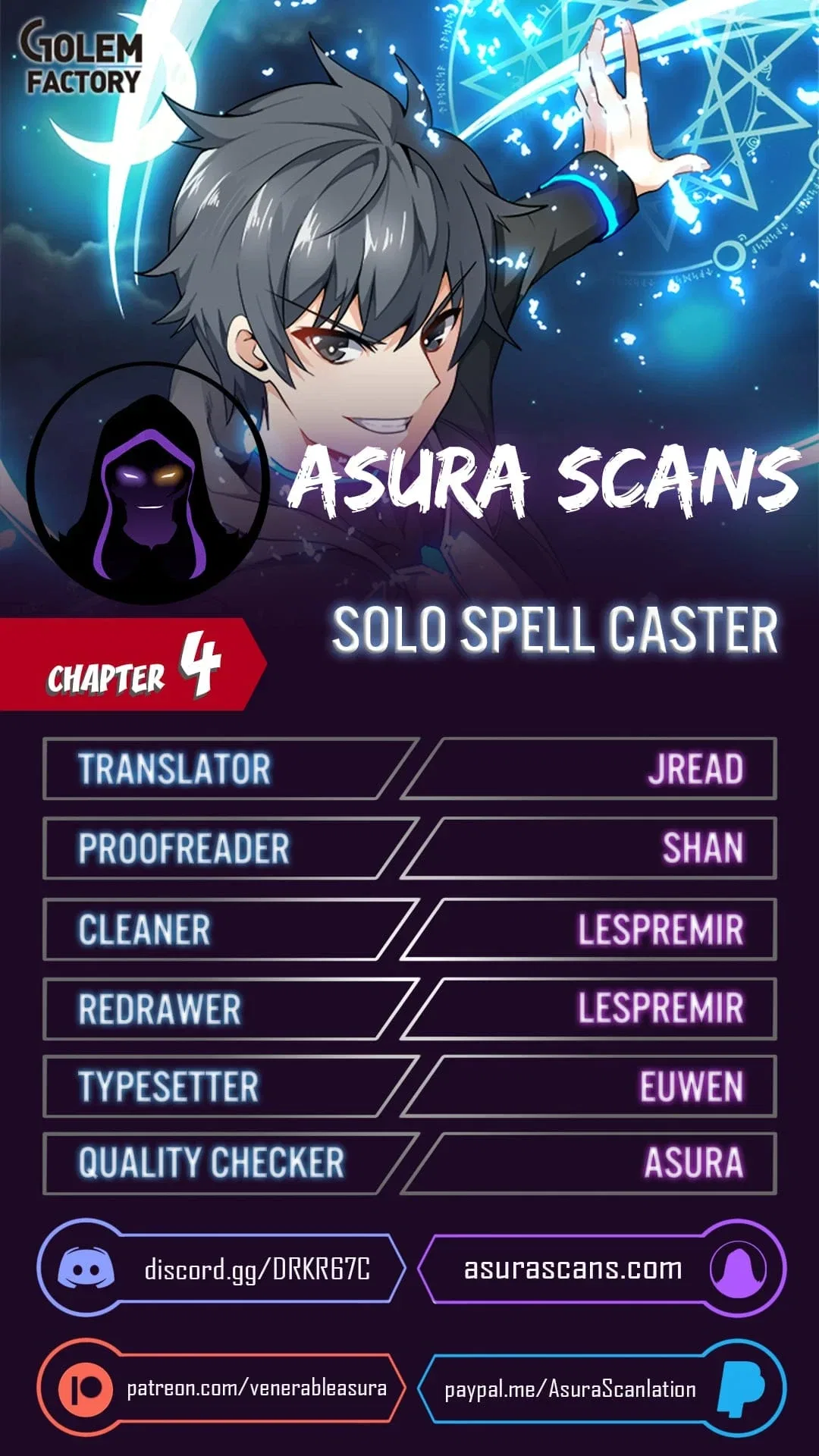 Solo Spell Caster Chapter 4 – Page 1