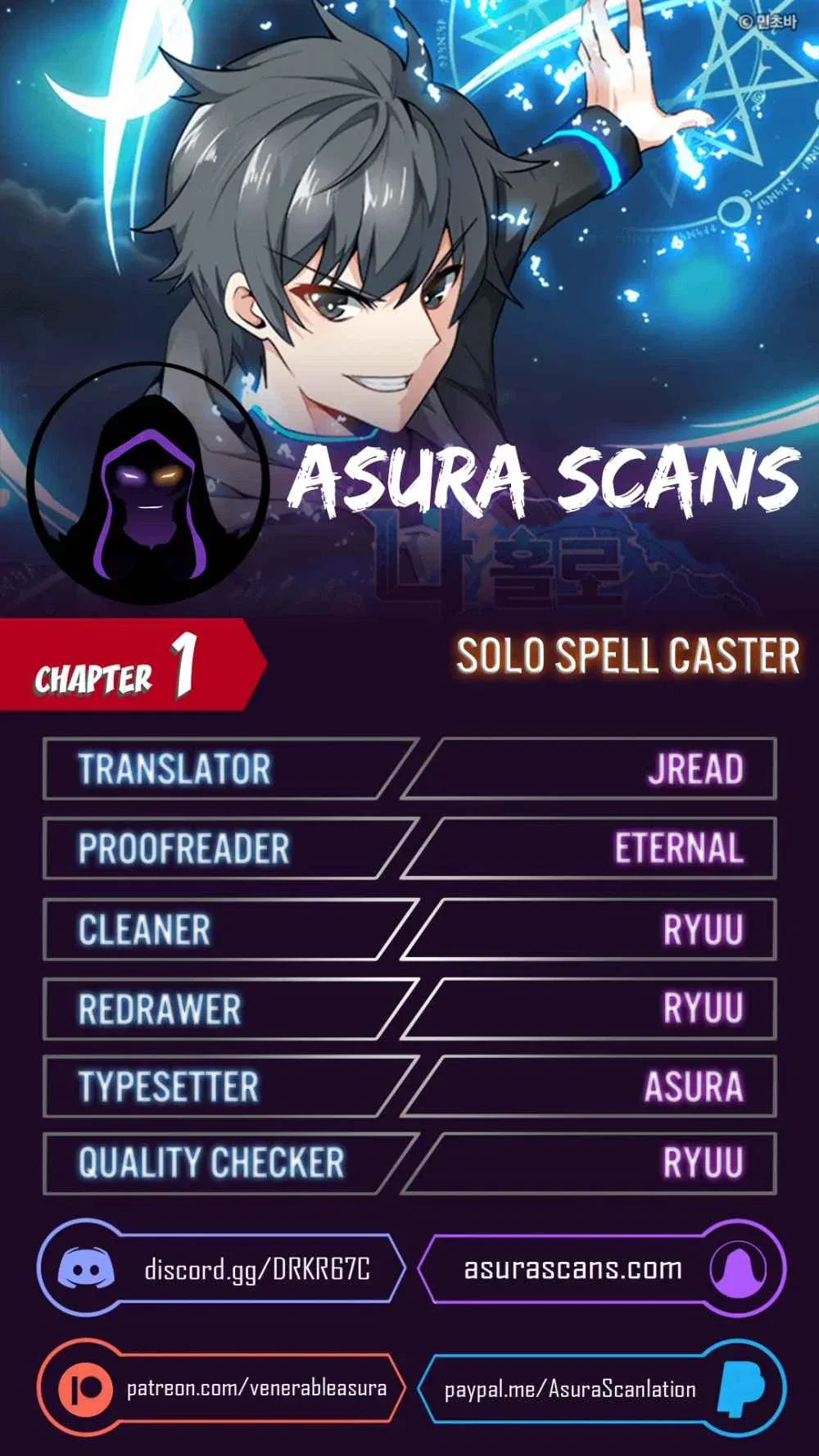Solo Spell Caster Chapter 1 – Page 1