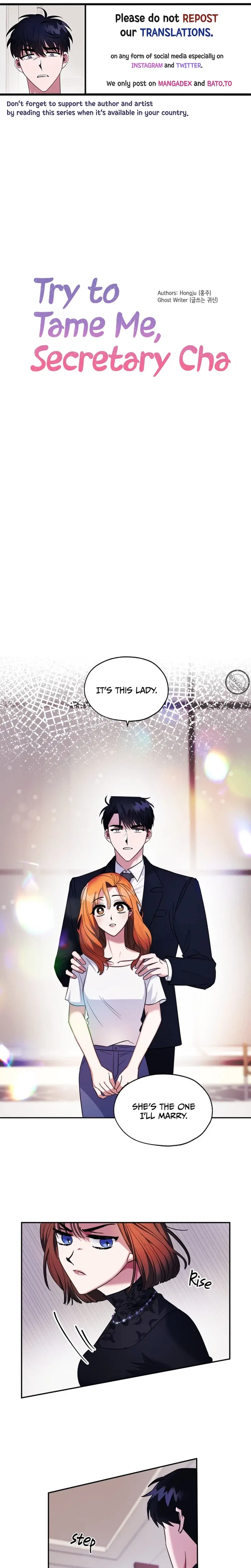 Try To Tame Me, Secretary Cha Chapter 2 – Page 2