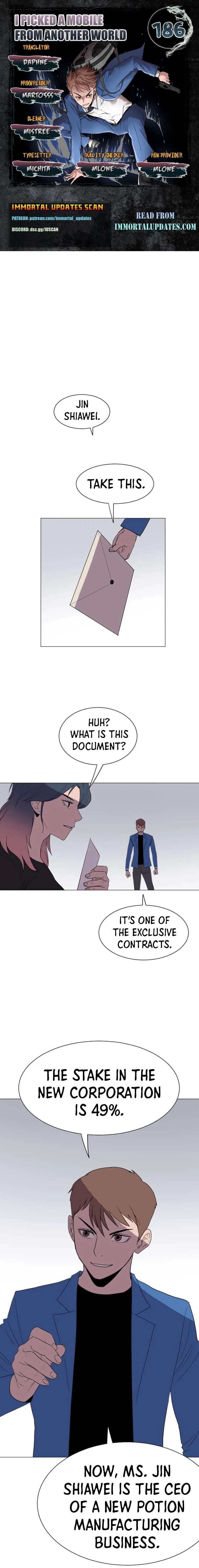 I Picked a Mobile From Another World Chapter 186 – Page 1
