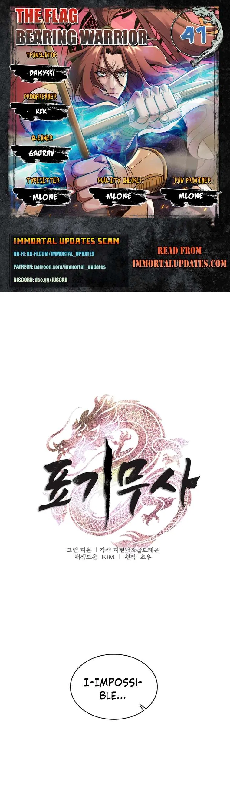 The Flag Bearer Warrior Chapter 41 – Page 1
