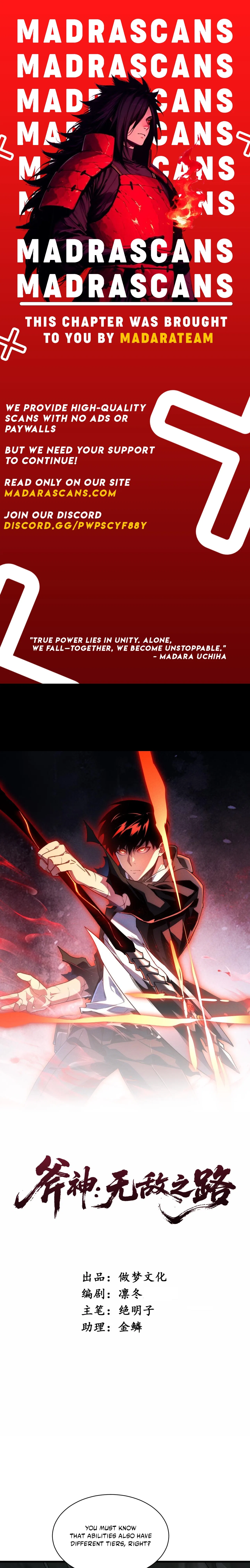 Axe God: The Road to Invincibility Chapter 12 – Page 1
