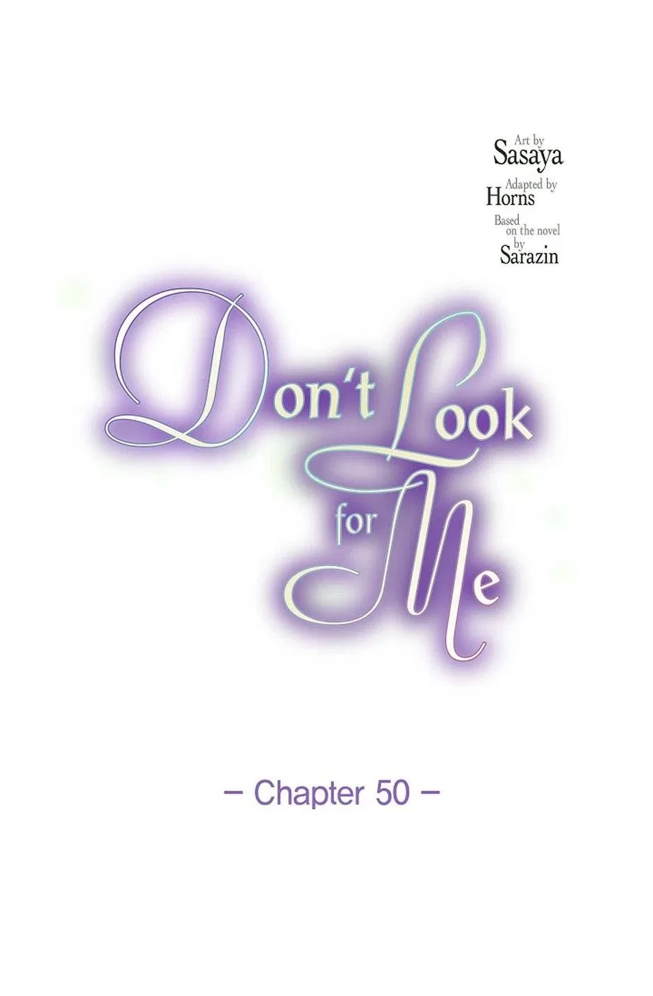 Don’t Look For Me Chapter 50 – Page 1