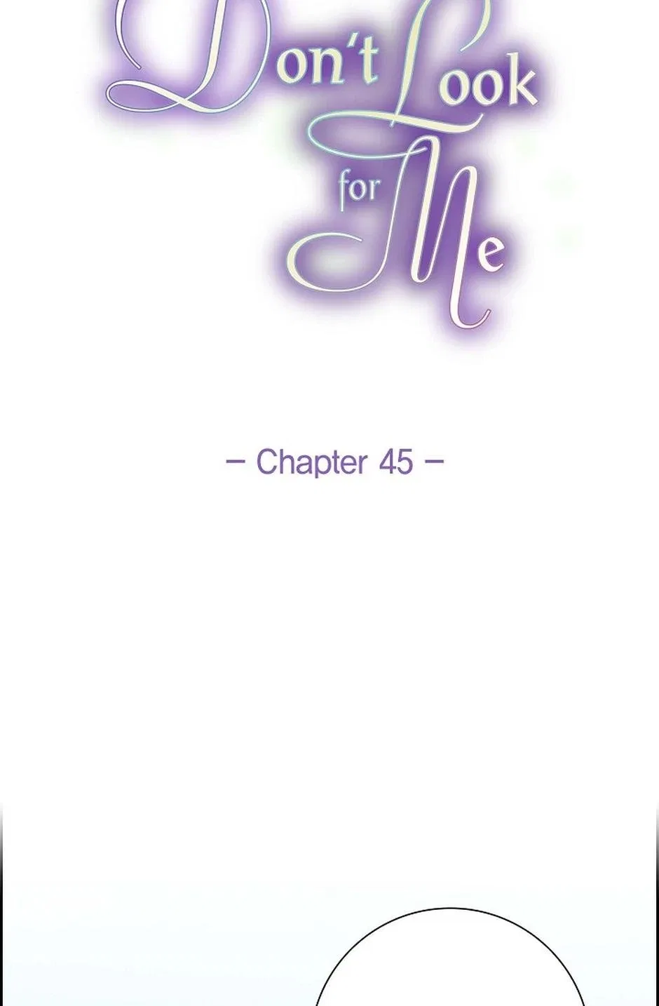 Don’t Look For Me Chapter 45 – Page 19