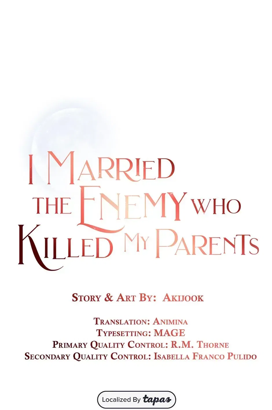 I Married the Enemy Who Killed My Parents Chapter 74 – Page 1