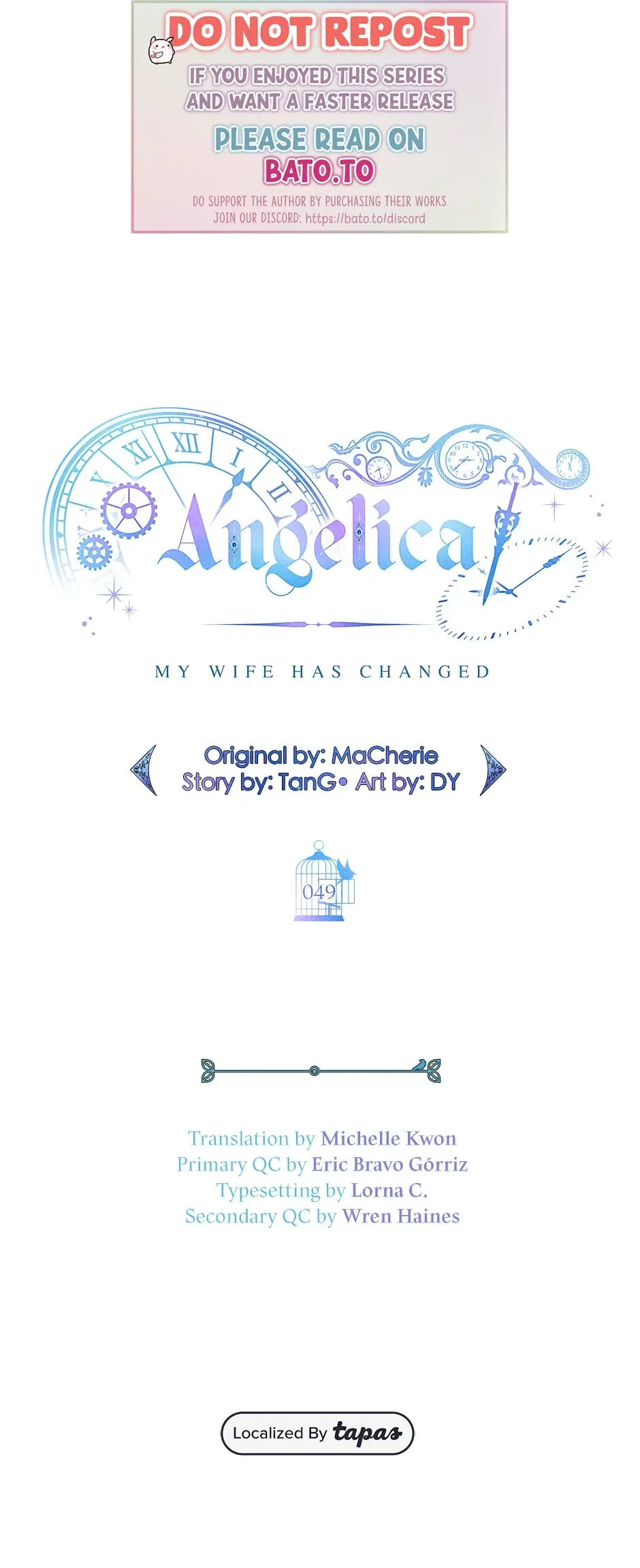 Angelica: My Wife Has Changed Chapter 49 – Page 1