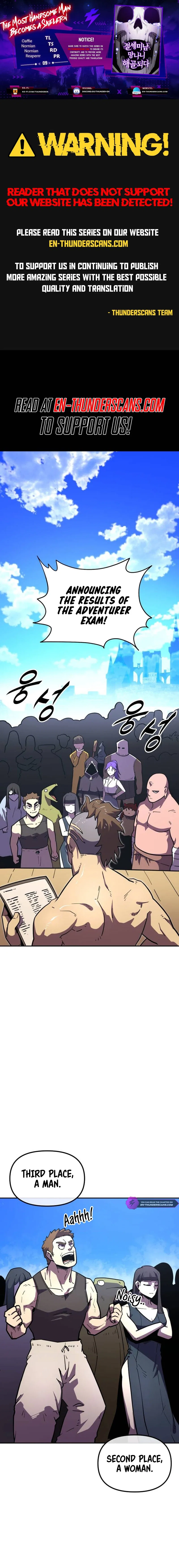 The Most Handsome Man Becomes a Skeleton Chapter 9 – Page 1