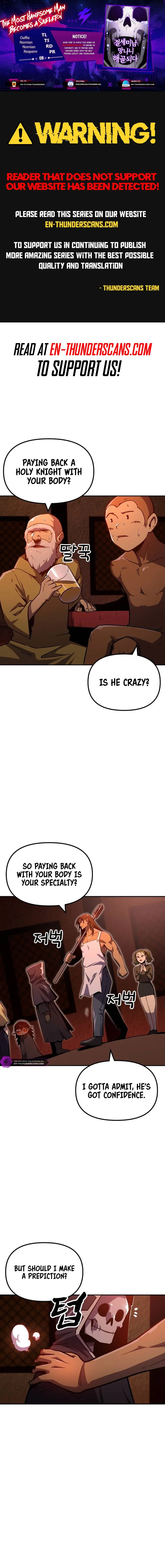 The Most Handsome Man Becomes a Skeleton Chapter 8 – Page 1