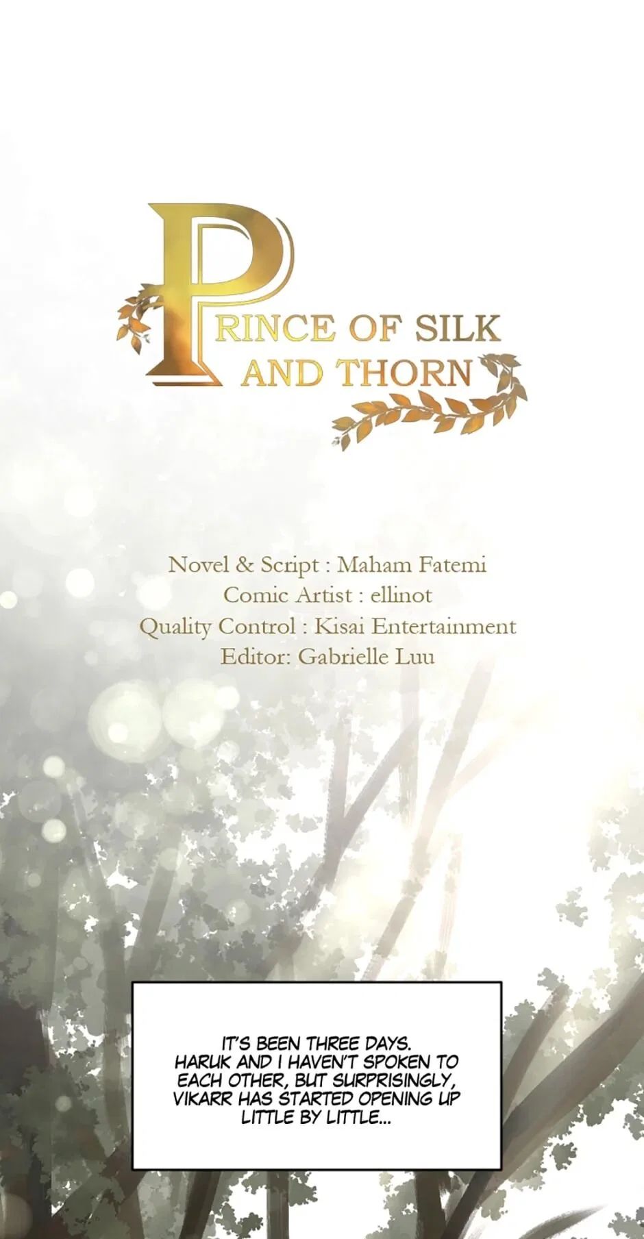 Prince Of Silk And Thorn Chapter 40 – Page 1