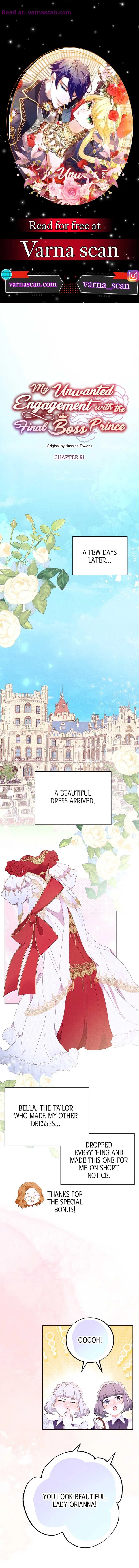 My Unwanted Engagement with the Final Boss Prince Chapter 51 – Page 1