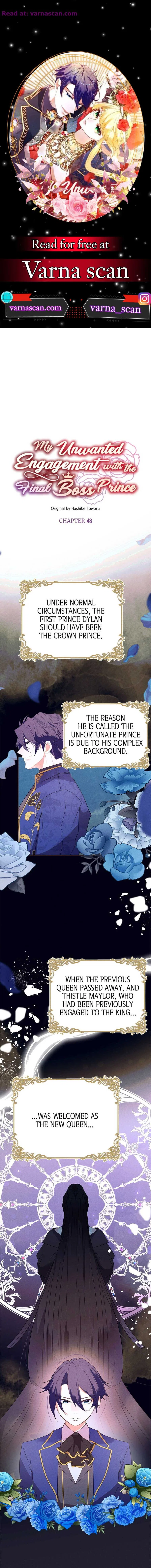 My Unwanted Engagement with the Final Boss Prince Chapter 48 – Page 1