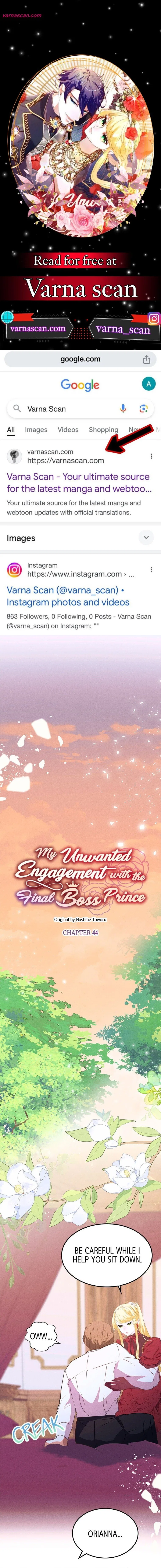 My Unwanted Engagement with the Final Boss Prince Chapter 44 – Page 1