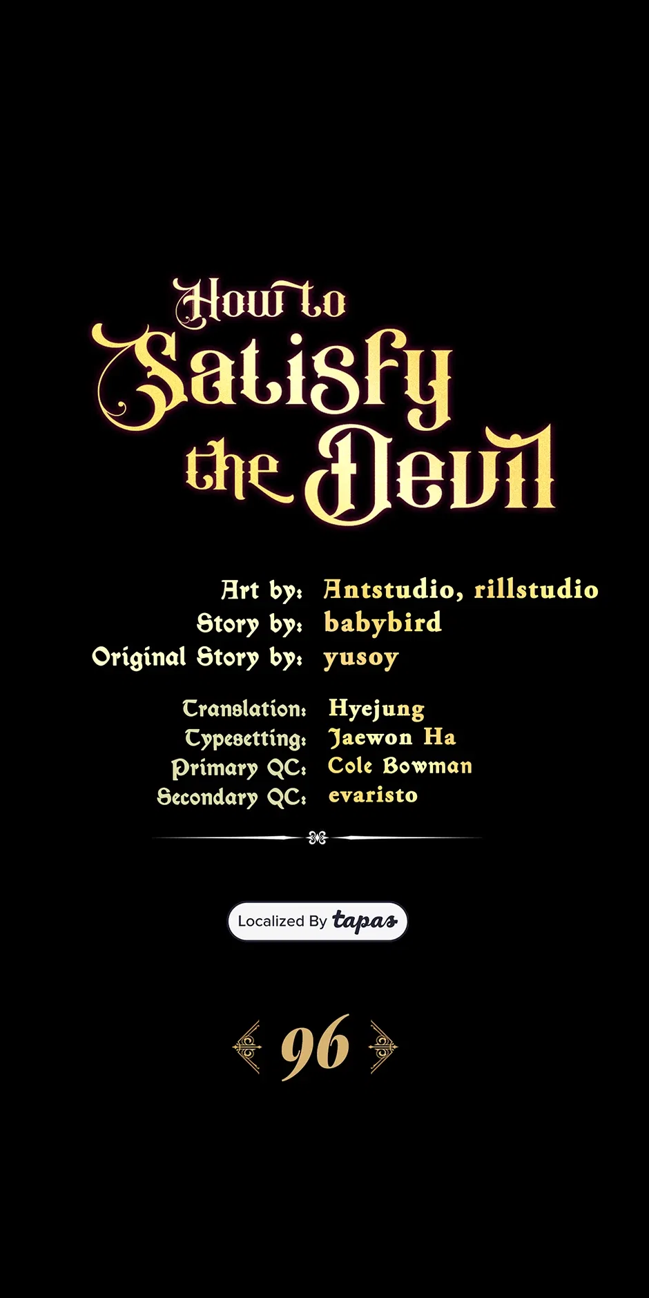 Ways to Satisfy a Devil Chapter 96 – Page 1