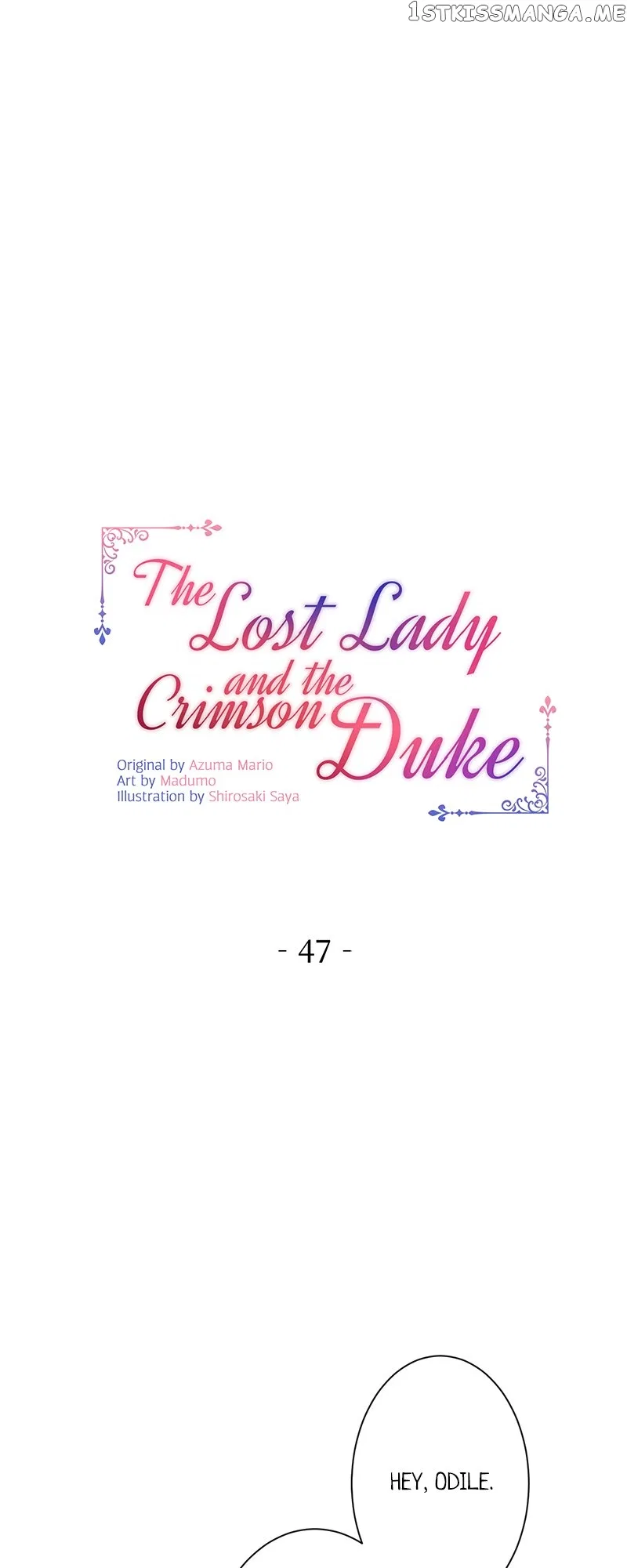 The Lost Lady and the Crimson Duke Chapter 47 – Page 1