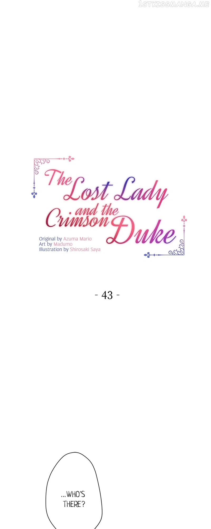 The Lost Lady and the Crimson Duke Chapter 43 – Page 1